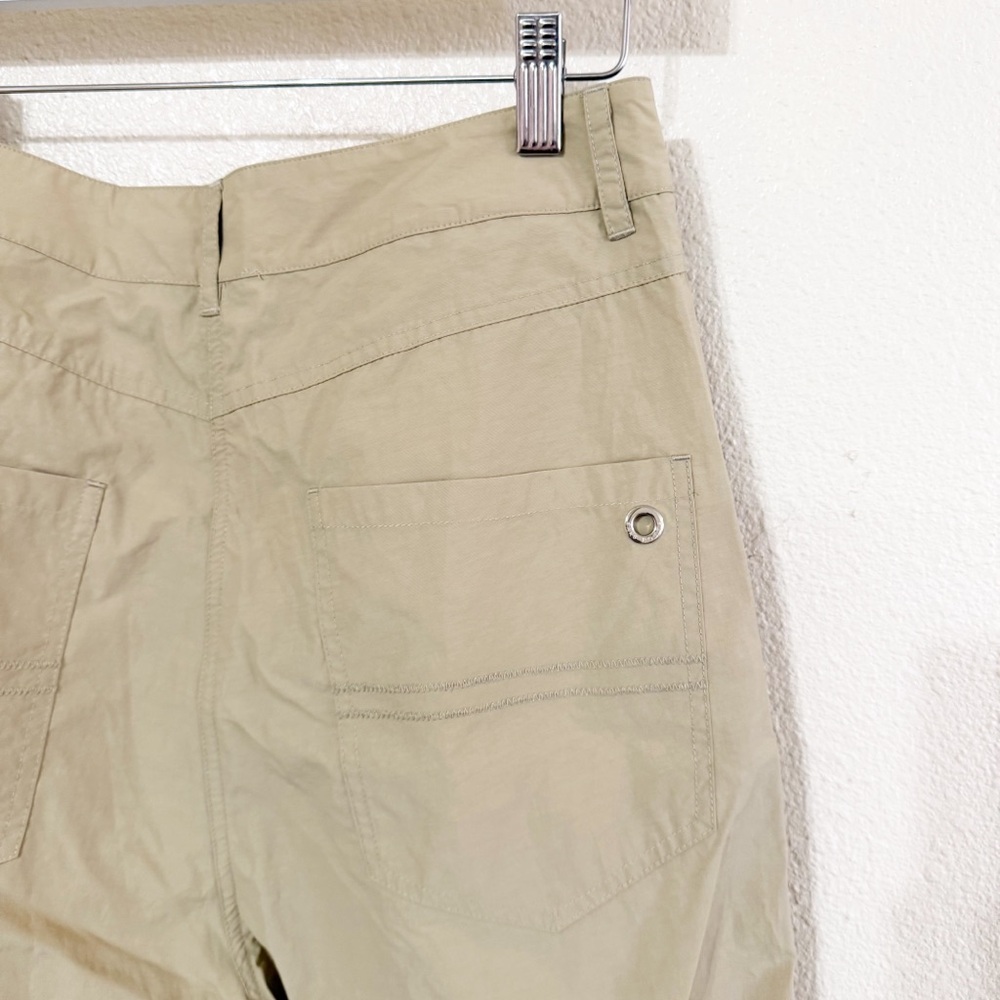 Saks Potts Lele Pleated Baggy Straight Leg Pants in Oat Brown size Medium - Picture 9 of 14